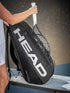 Head TOUR Racquet Bag M (6pcs) BK (Black) - 2G SPORTS