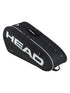 Head TOUR Racquet Bag M (6pcs) BK (Black) - 2G SPORTS