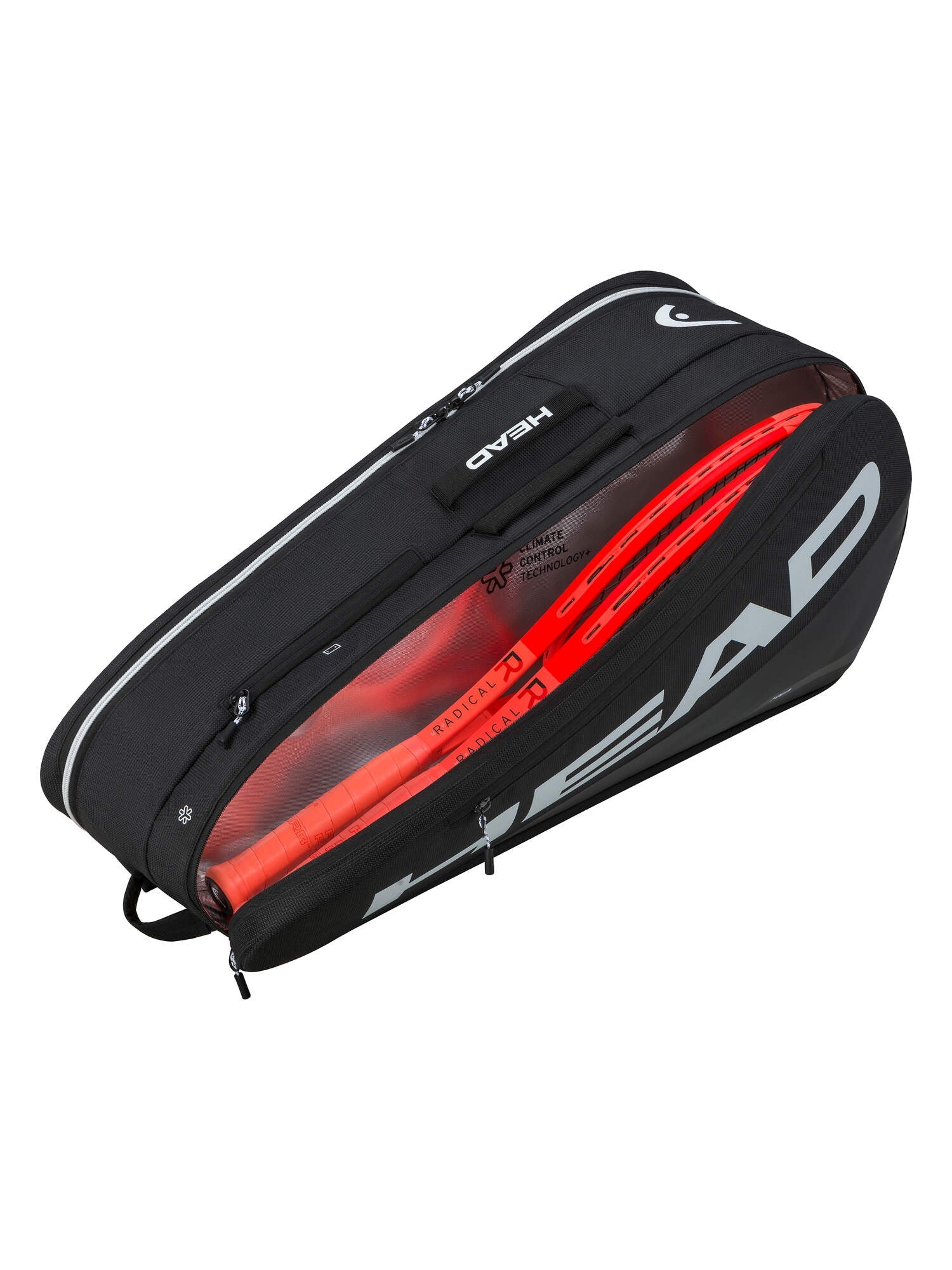 Head TOUR Racquet Bag M (6pcs) BK (Black) - 2G SPORTS