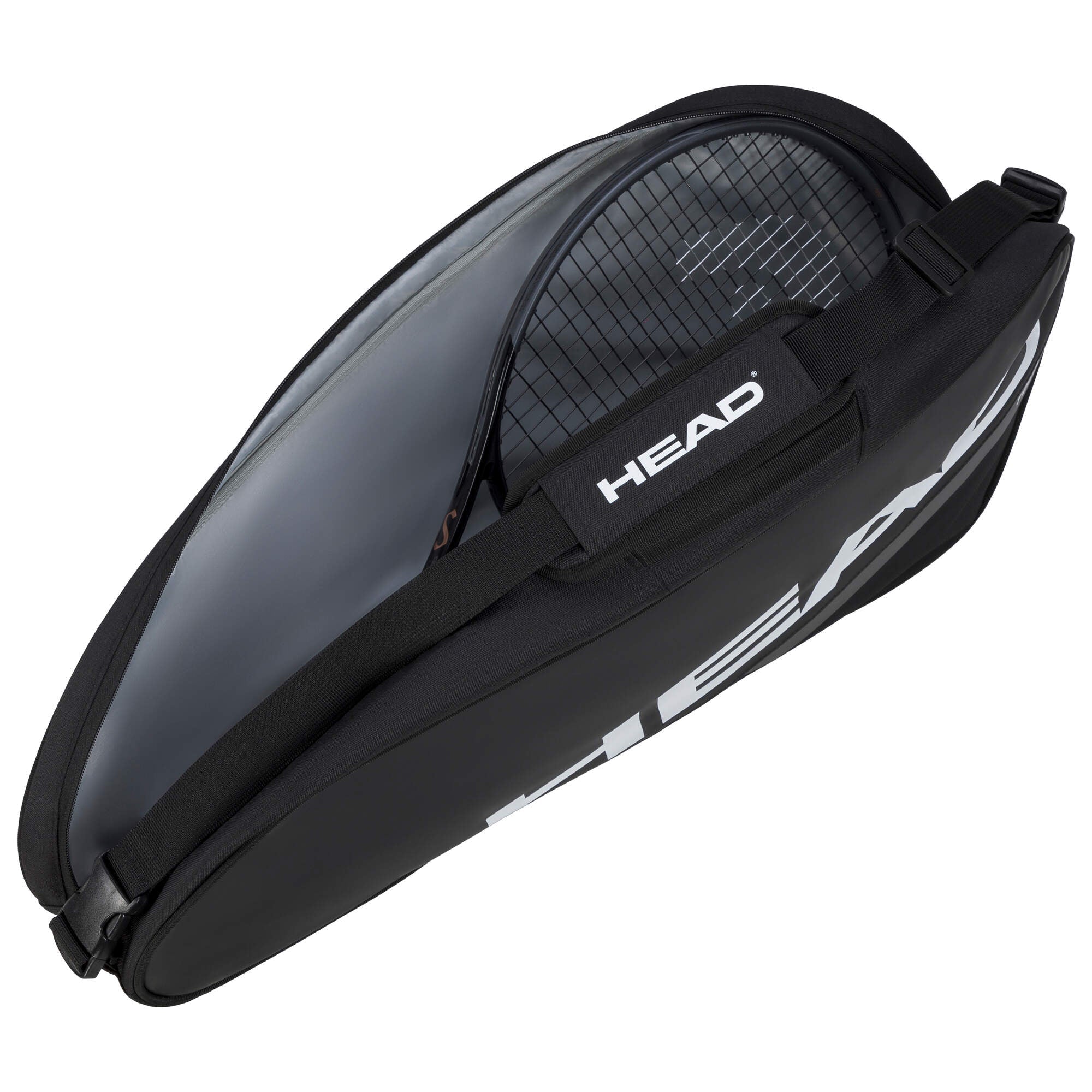 Head TOUR Racquet Bag S (3pcs) BKWH (Black) - 2G SPORTS