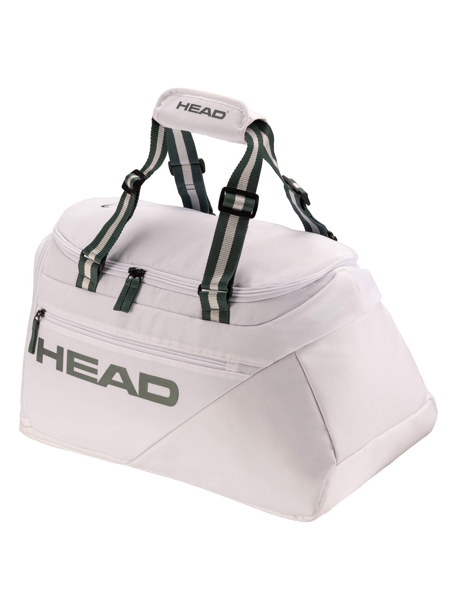 Head Wimbledon 26 Pro X Court Bag 48L WHGE (White/ Green) - 2G SPORTS