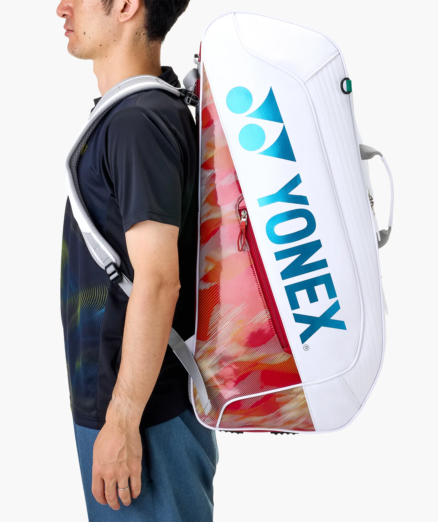 Yonex Expert Badminton/ Tennis Racquet Bag (6pcs) BA02626EX (White)