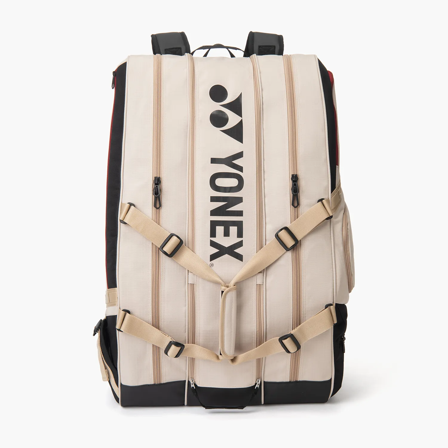 Yonex Gearlogic Racquet Badminton/ Tennis Sports Bag (12pcs) BA726212EX Beige