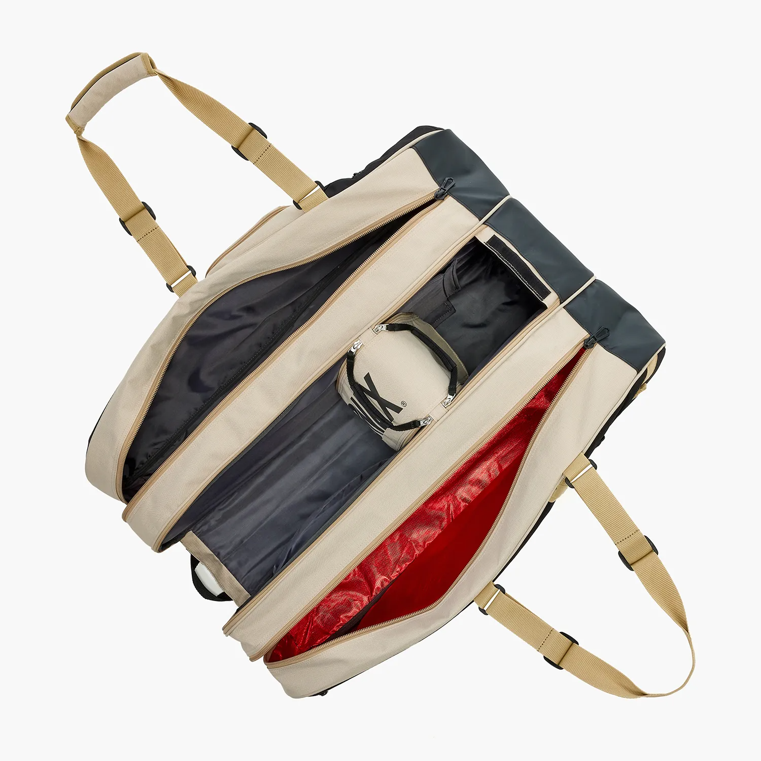 Yonex Gearlogic Racquet Badminton/ Tennis Sports Bag (12pcs) BA726212EX Beige