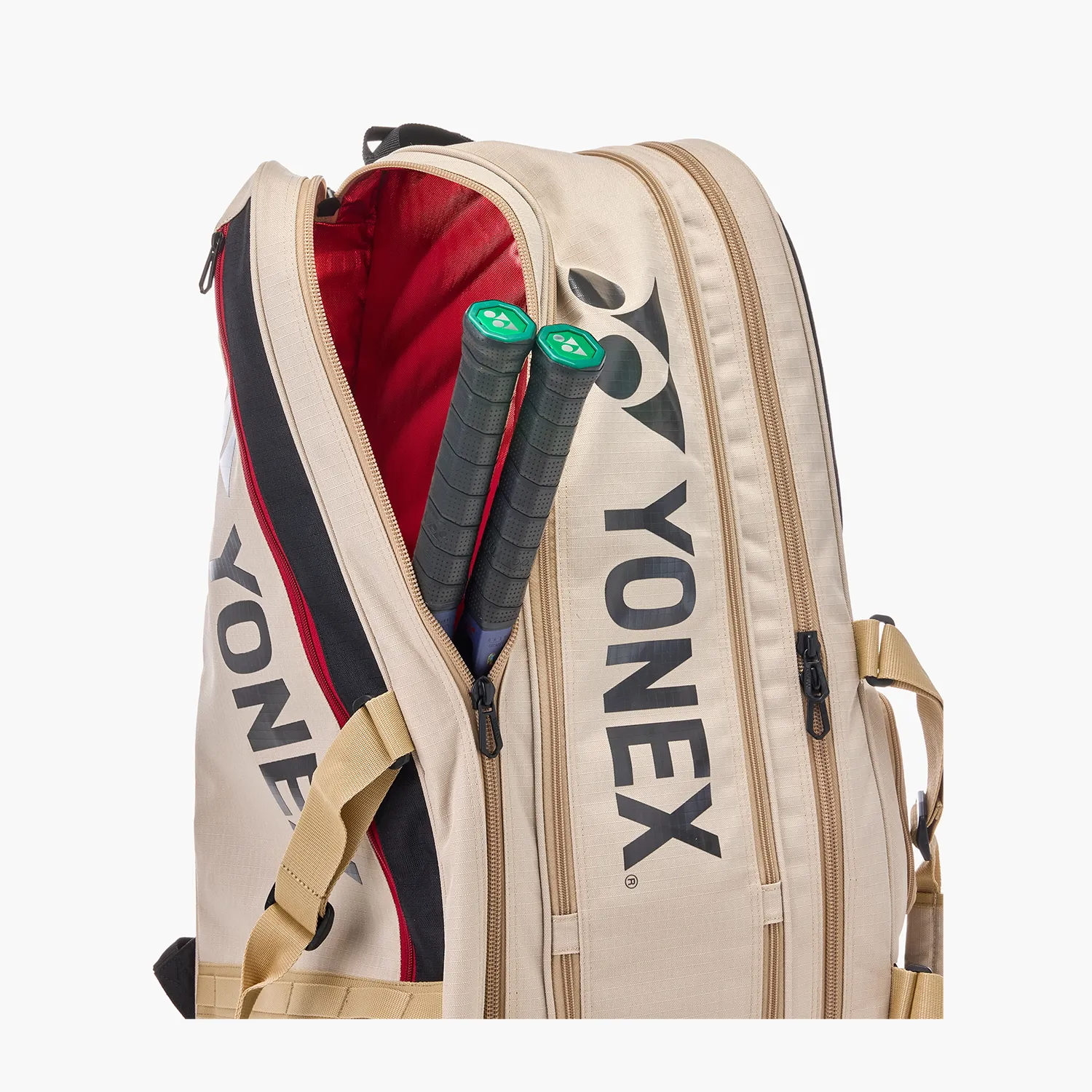 Yonex Gearlogic Racquet Badminton/ Tennis Sports Bag (9pcs) BA72629EX Beige