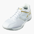 Yonex Power Cushion Strider Flow WIDE Badminton Shoes (White/ Gold) MEN'S