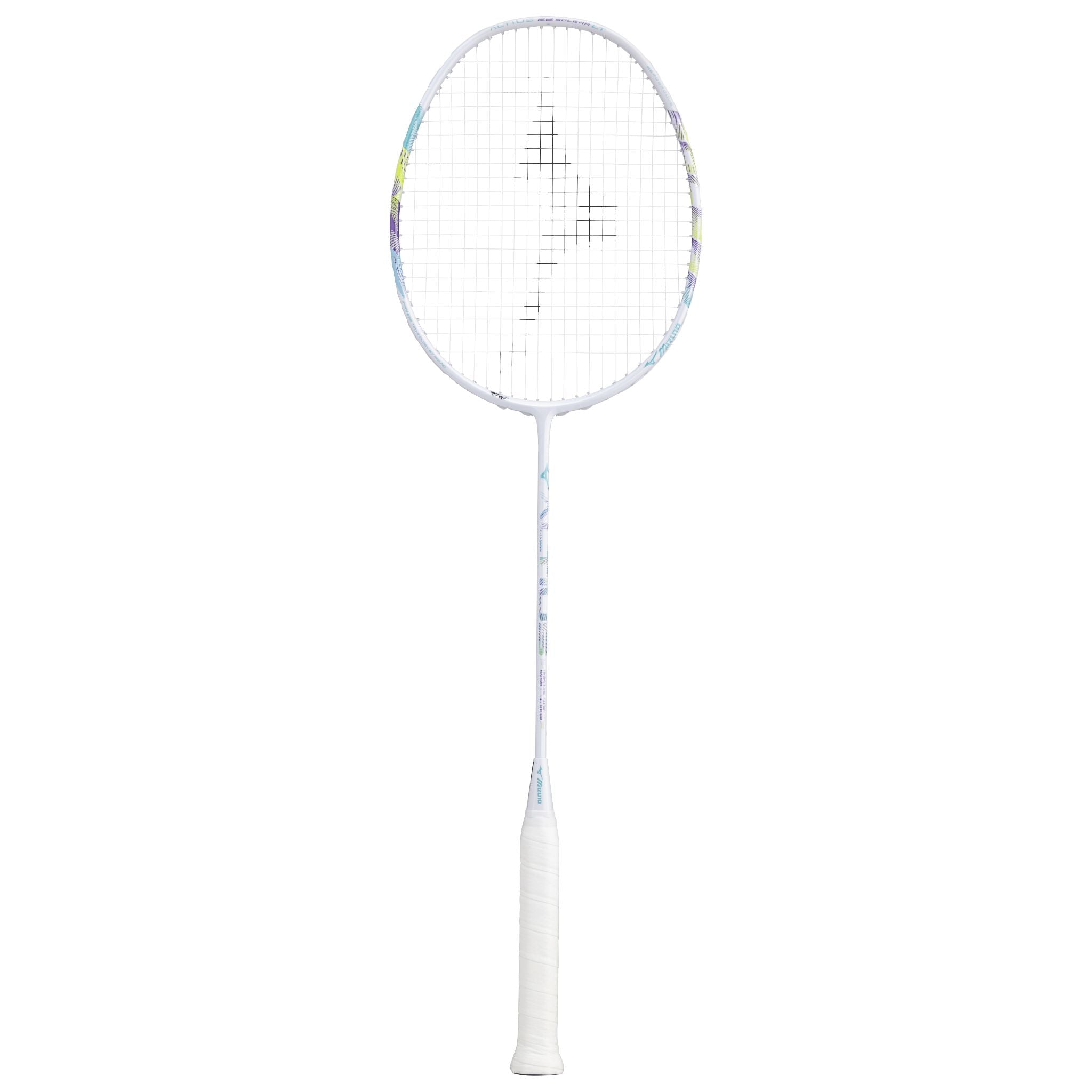 Mizuno Altius 22 Solear LT Badminton Racquet (White/ Blue) (UNSTRUNG) - 2G SPORTS
