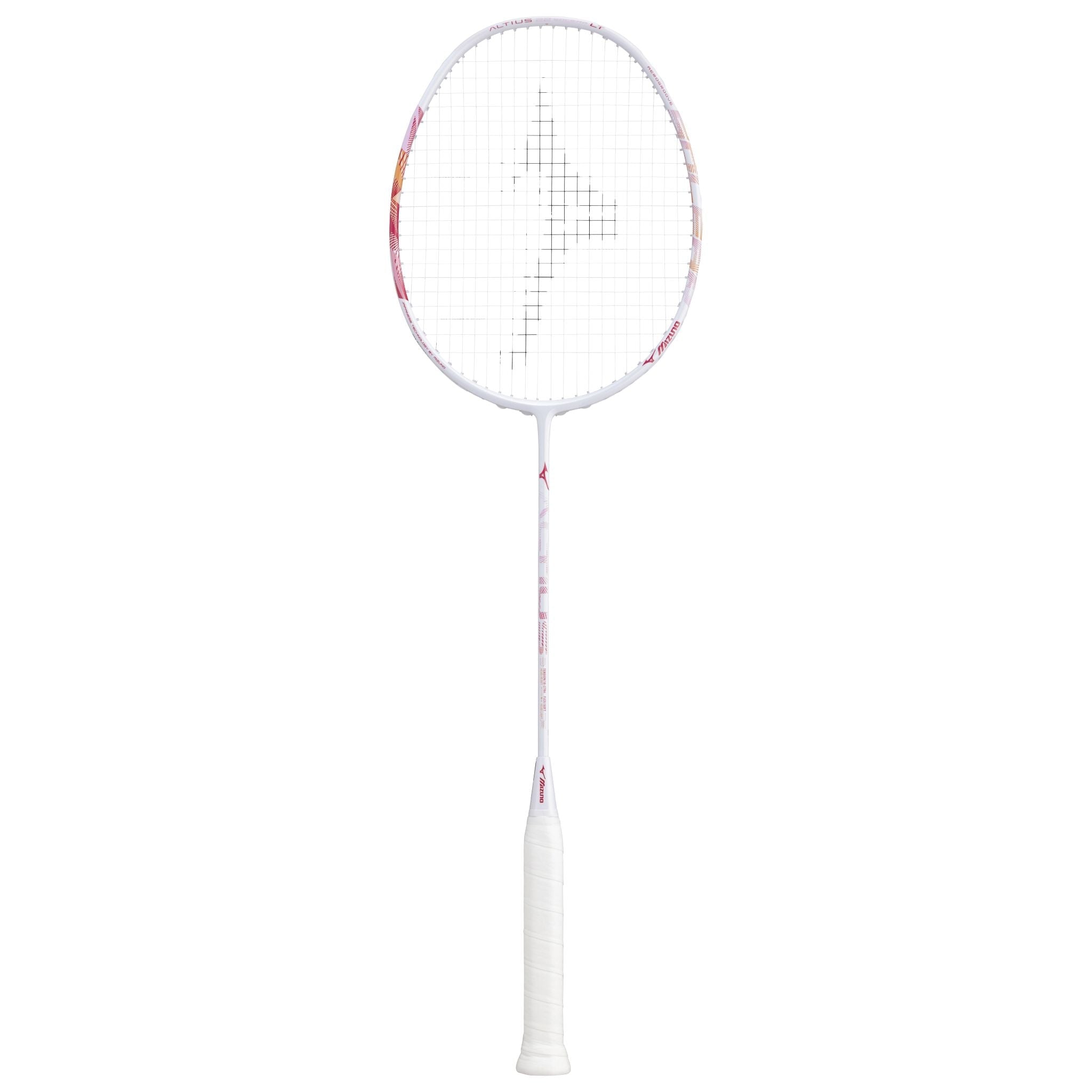 Mizuno Altius 22 Solear LT Badminton Racquet (White/ Pink) (UNSTRUNG) - 2G SPORTS