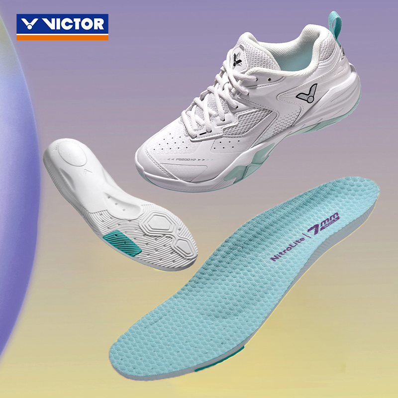 Victor P9200cHP AG Badminton Shoes White/ Green MEN'S