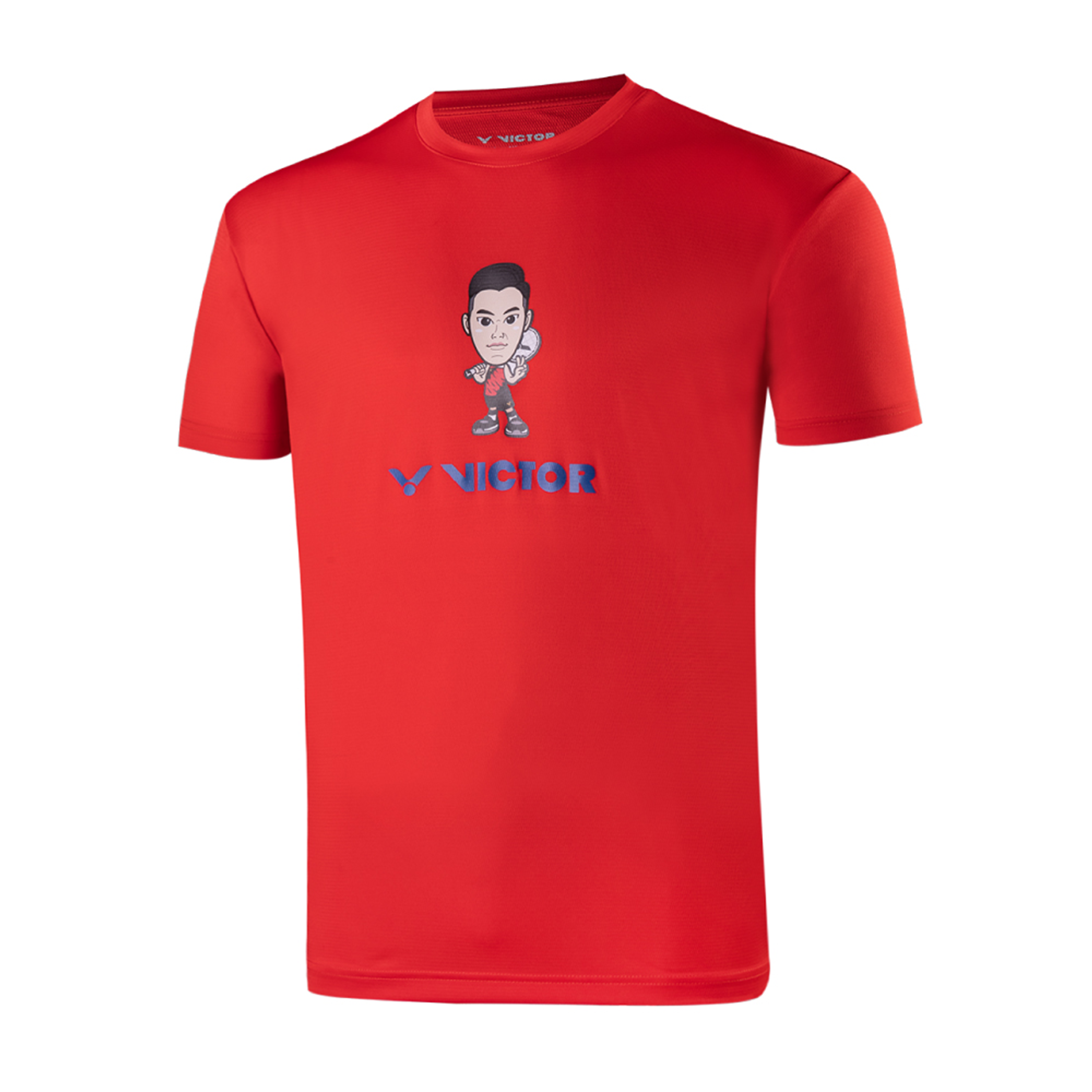 Victor X LZJ Cartoon Sports Shirt T20055D Red UNISEX