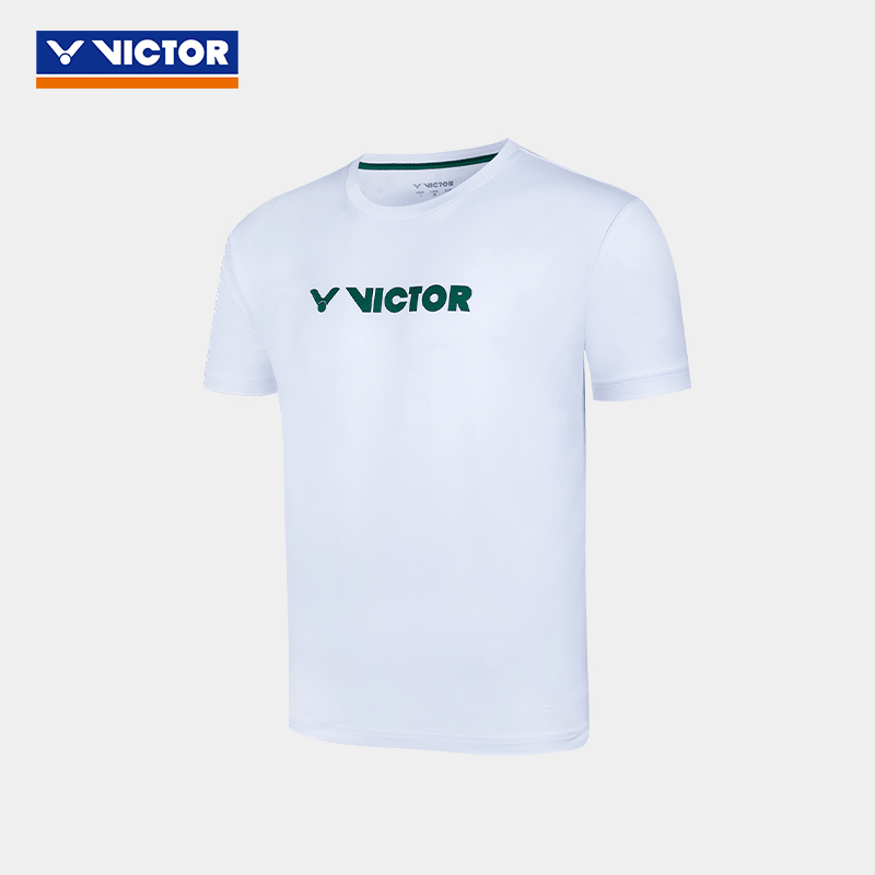 Victor Badminton Sports Shirt T-50034 A (White) UNISEX - 2G SPORTS