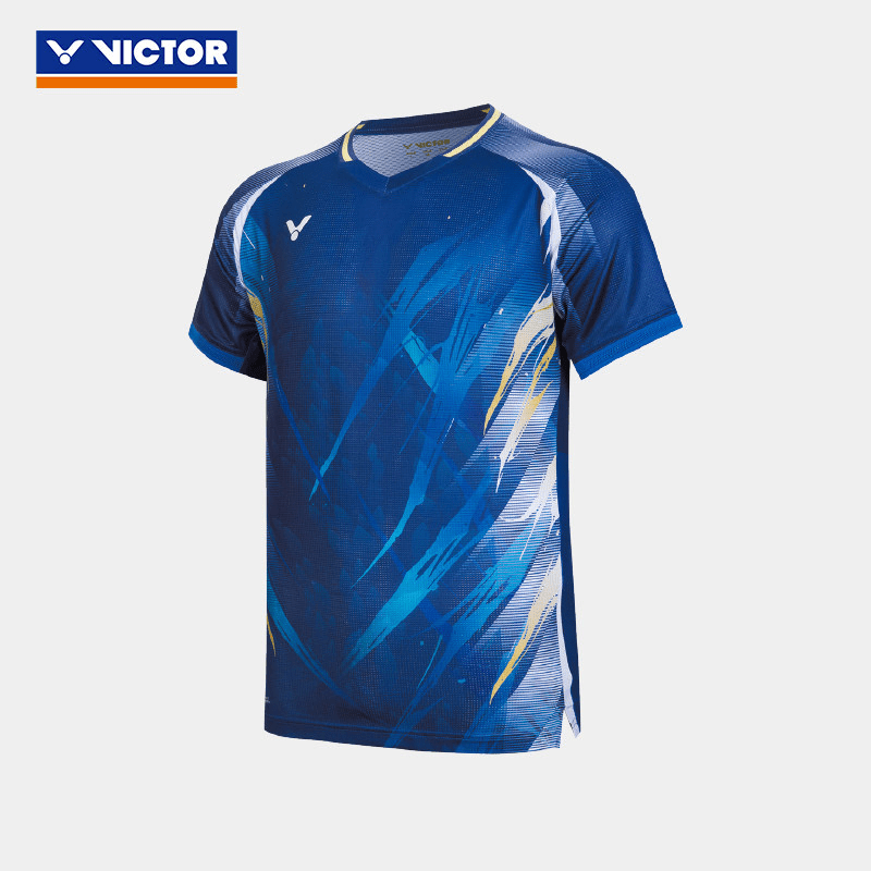 Victor Badminton Sports Shirt T-60004 B (Navy) UNISEX - 2G SPORTS