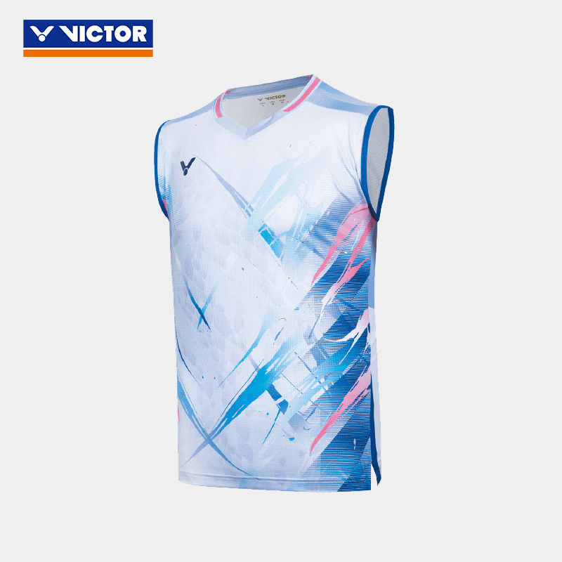 Victor Badminton Sports Sleeveless Top T-60005 M (Sky Blue) UNISEX - 2G SPORTS