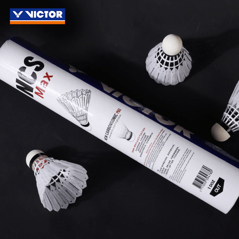Victor NCS MAX Synthetic Badminton Shuttlecocks One Tube - 2G SPORTS