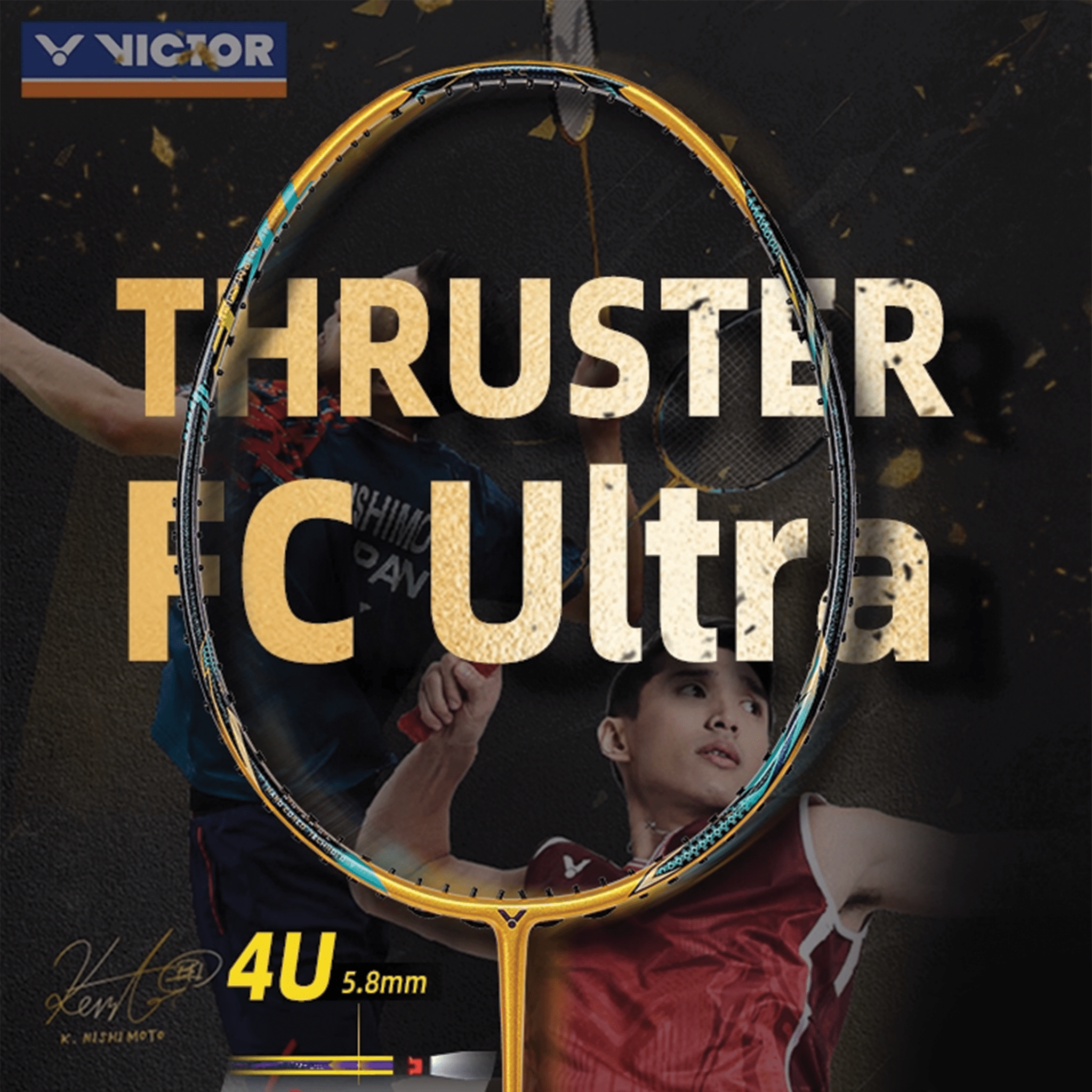 Victor Thruster F Claw Ultra Badminton Racquet (UNSTRUNG) - 2G SPORTS