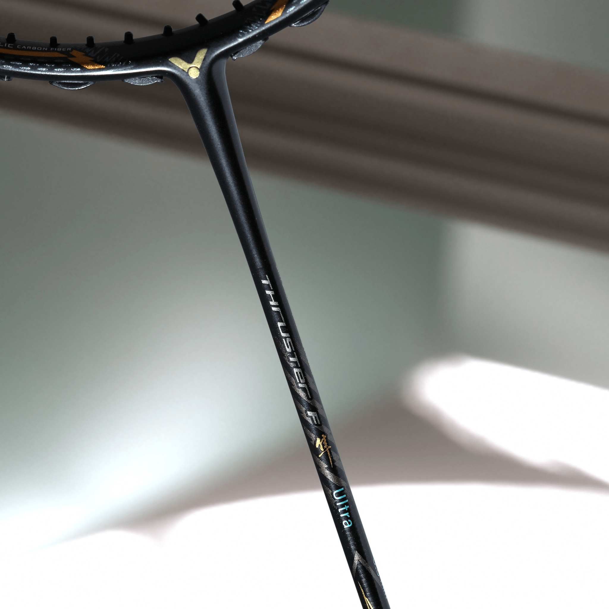 Victor Thruster F Ultra Badminton Racquet Black (UNSTRUNG) - 2G SPORTS