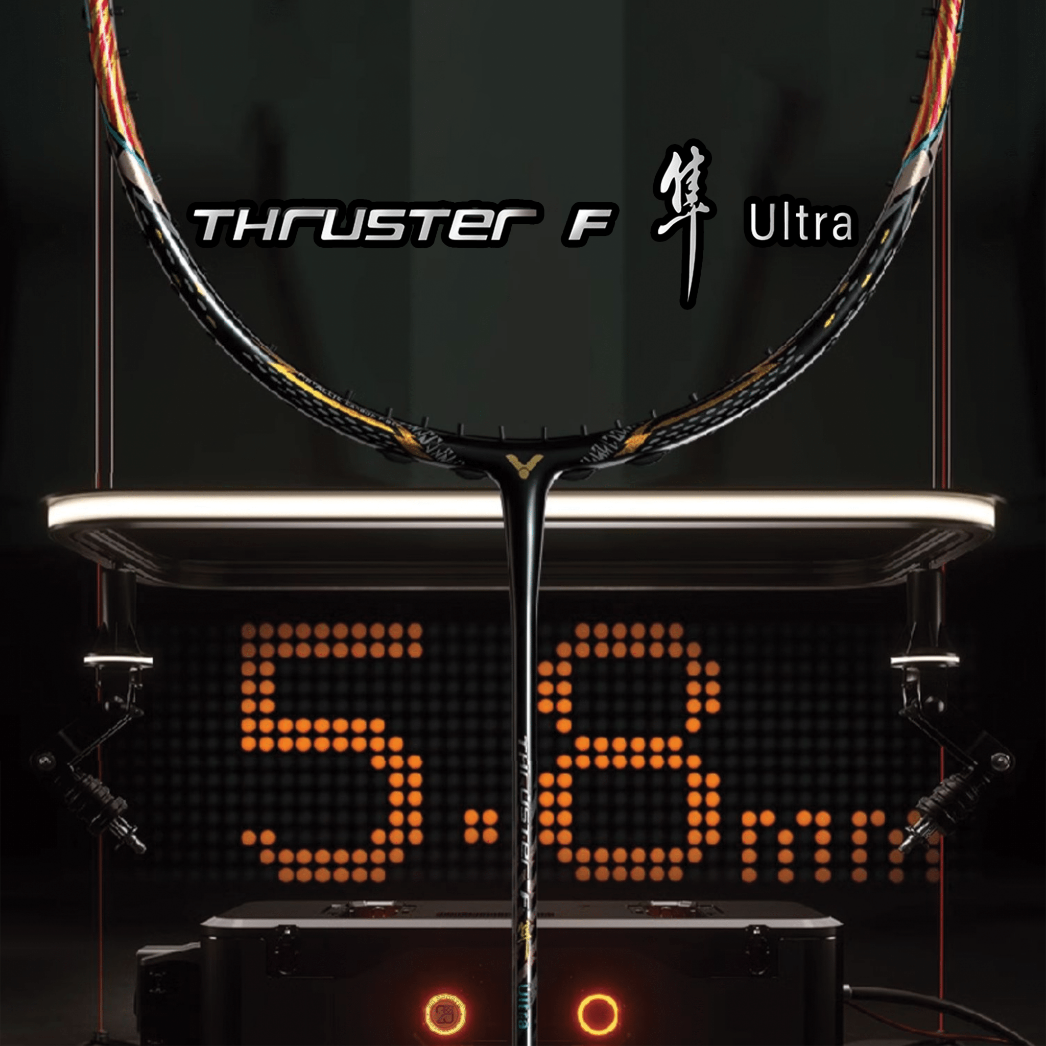 Victor Thruster F Ultra Badminton Racquet Black (UNSTRUNG) - 2G SPORTS