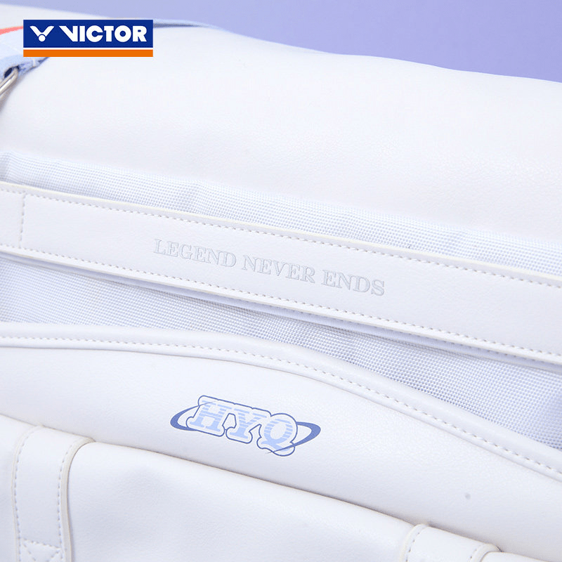 Victor X HYQ Badminton Tournament Bag (6pcs) BR5681HYQ A (Bright White) - 2G SPORTS