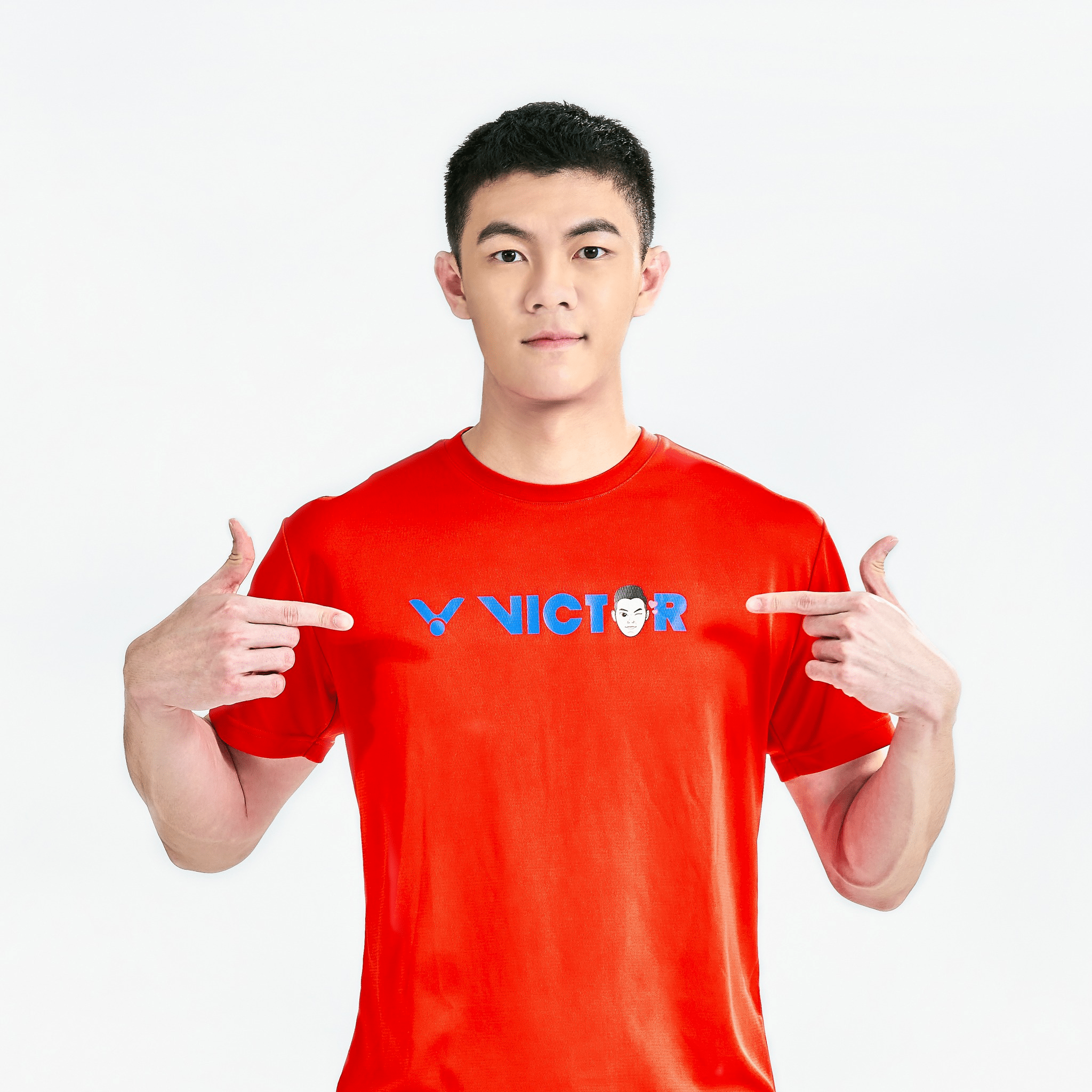 Victor X LZJ Cartoon Sports Shirt T20056D (Red) UNISEX (Clearance) - 2G SPORTS