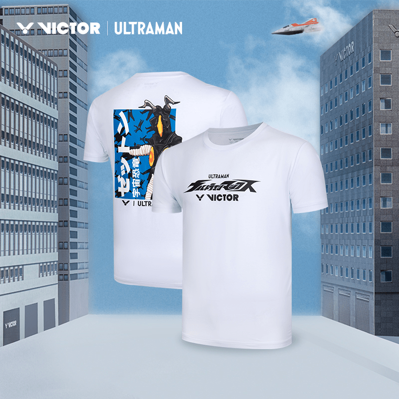 Victor X Ultraman Fashion Shirt T-503UTM (White) UNISEX - 2G SPORTS
