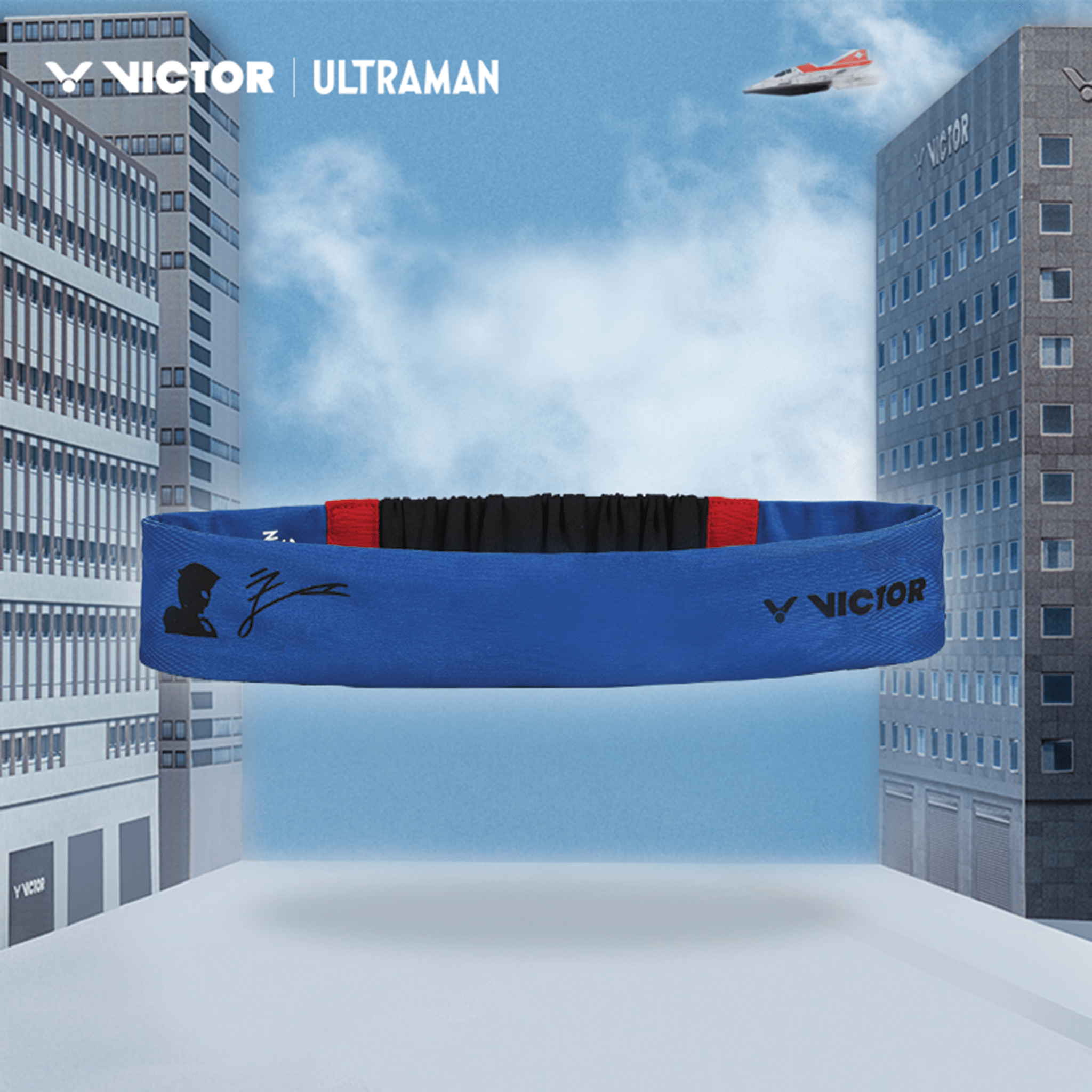 Victor X Ultraman Headband SP12UTM F (Blue) - 2G SPORTS