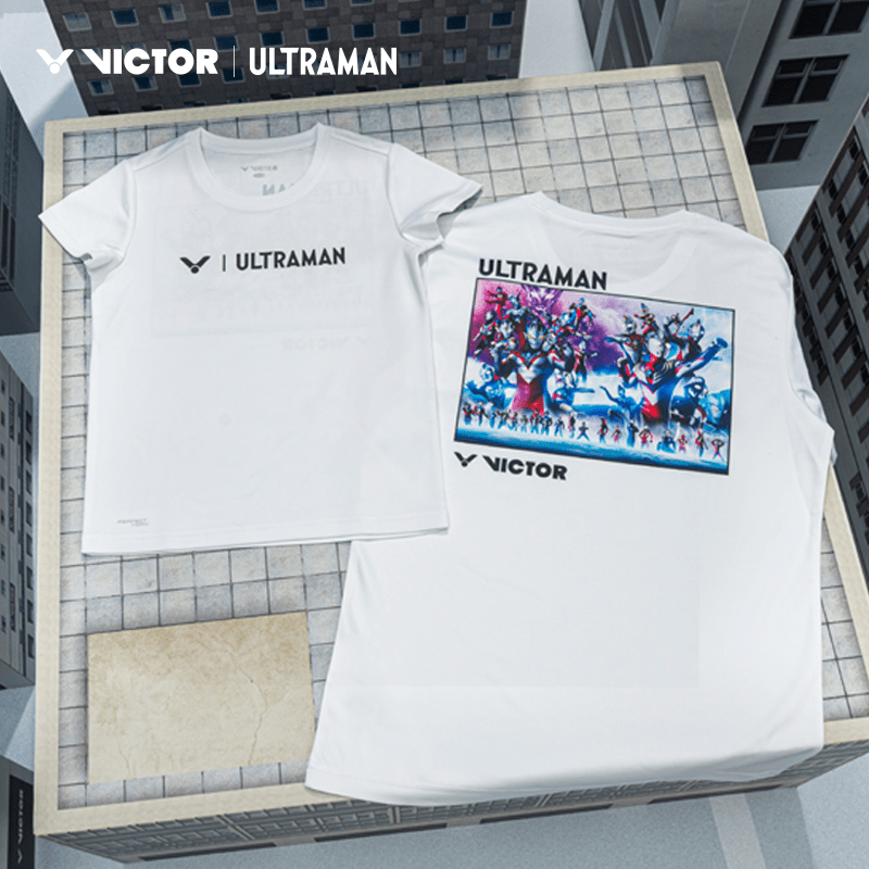Victor X Ultraman Sports Shirt T-501UTM (White) UNISEX - 2G SPORTS