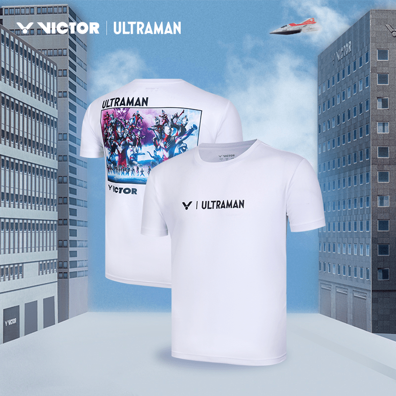 Victor X Ultraman Sports Shirt T-501UTM (White) UNISEX - 2G SPORTS