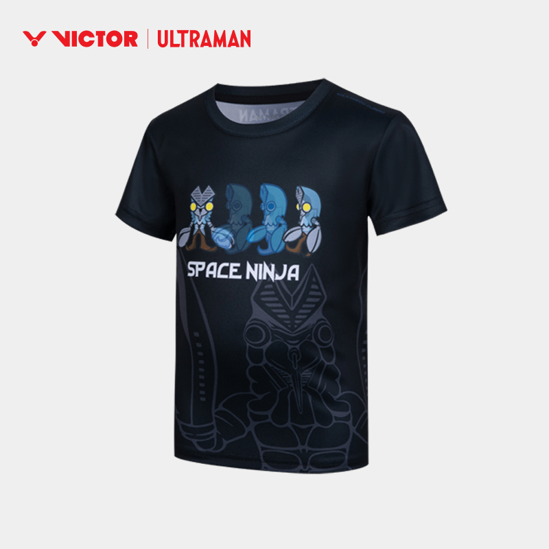 Victor X Ultraman Sports Shirt T-514UTM (Black) UNISEX - 2G SPORTS