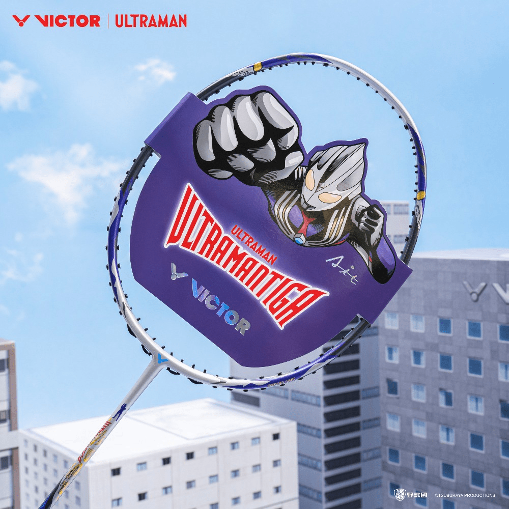 Victor X Ultraman Thruster ULTRAMANTIGA Badminton Racquet TK-ULTRAMANTIGA (UNSTRUNG) - 2G SPORTS