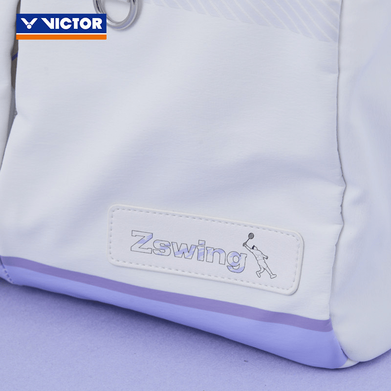 Victor X ZSW Travel Bag BR5580ZSW (White/ Pastel Lilac) - 2G SPORTS