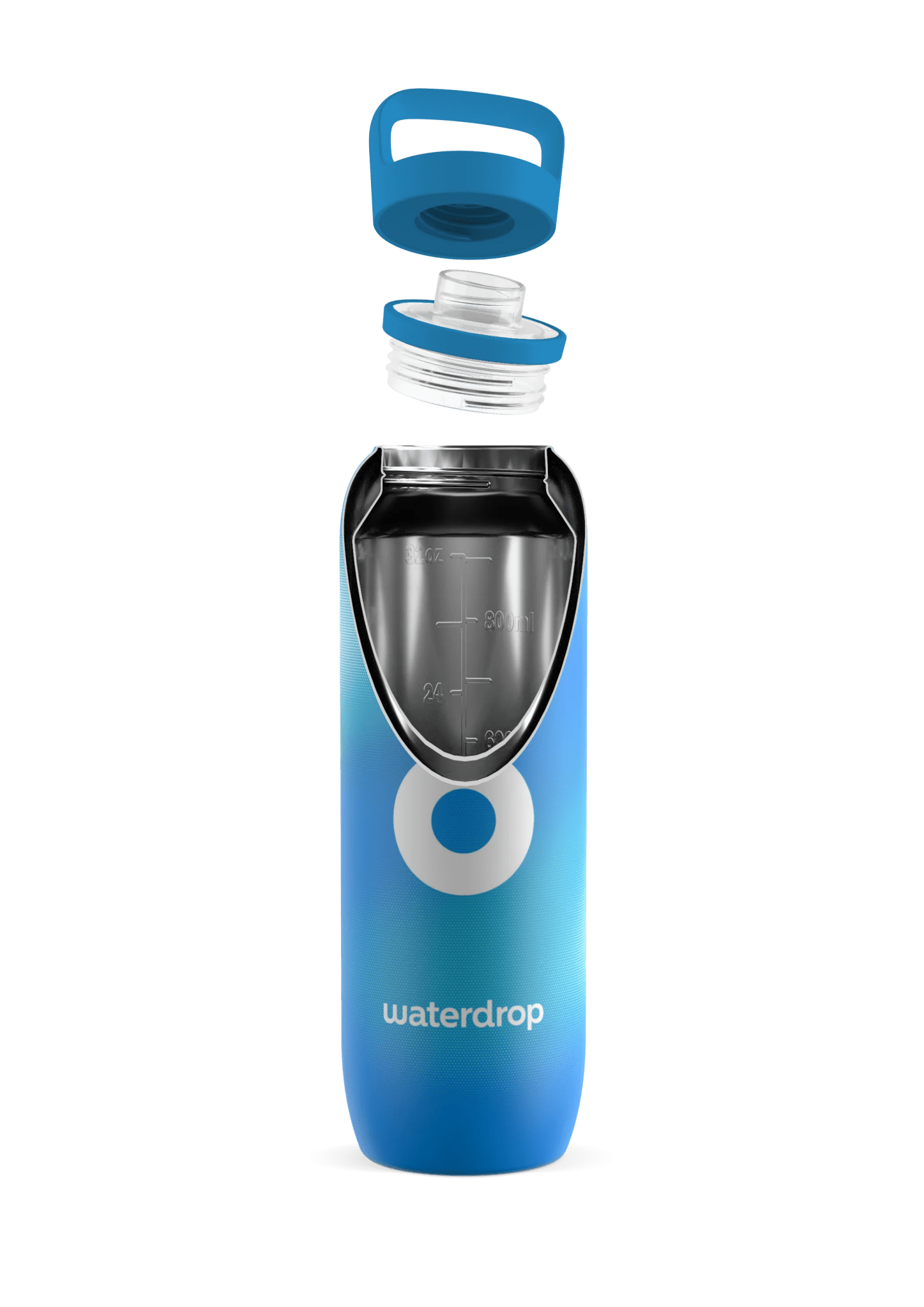 Waterdrop® Australian Open Official Player Bottle 2026 1L Blue - 2G SPORTS