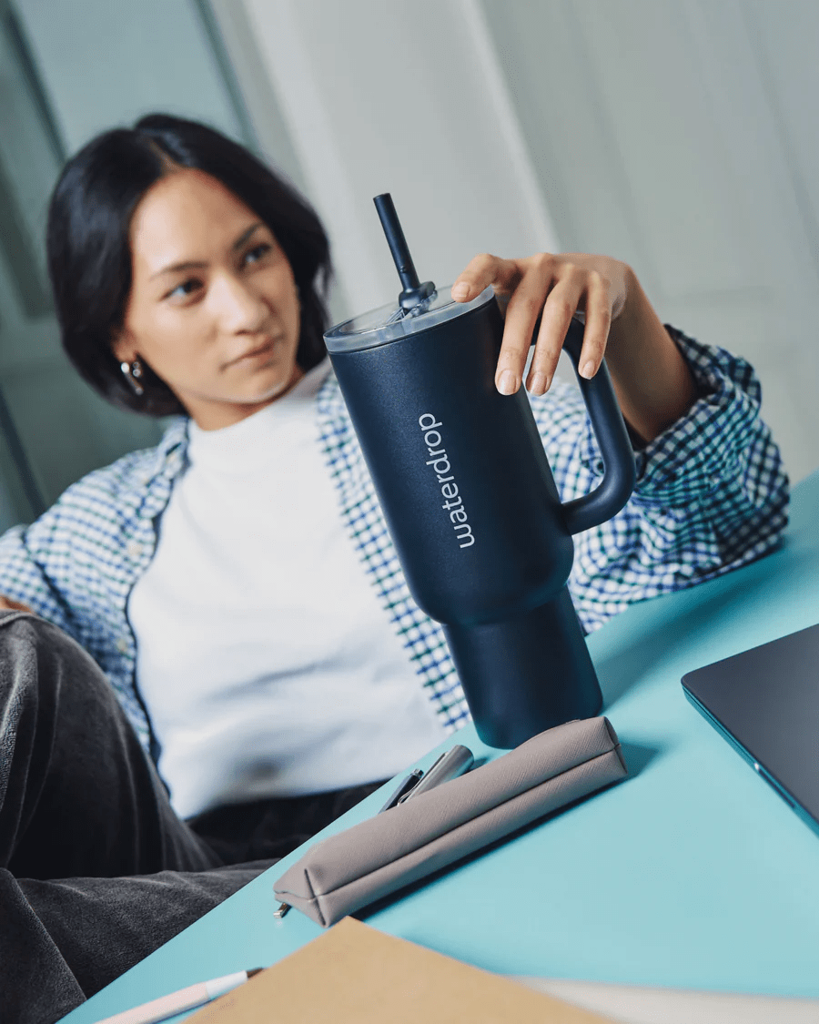 Waterdrop® Explorer Tumbler 1.1L Black - 2G SPORTS
