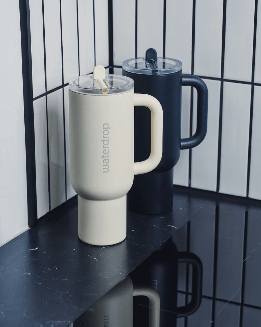 Waterdrop® Explorer Tumbler 1.1L White - 2G SPORTS