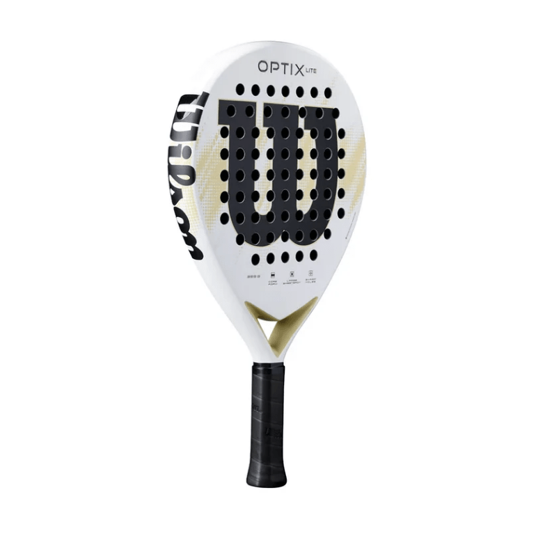 Wilson Optix V2 Lite (White) Padel Racquet (355g) - 2G SPORTS