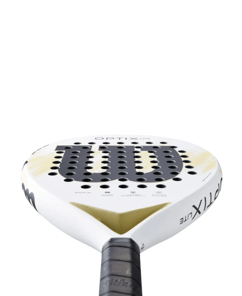 Wilson Optix V2 Lite (White) Padel Racquet (355g) - 2G SPORTS