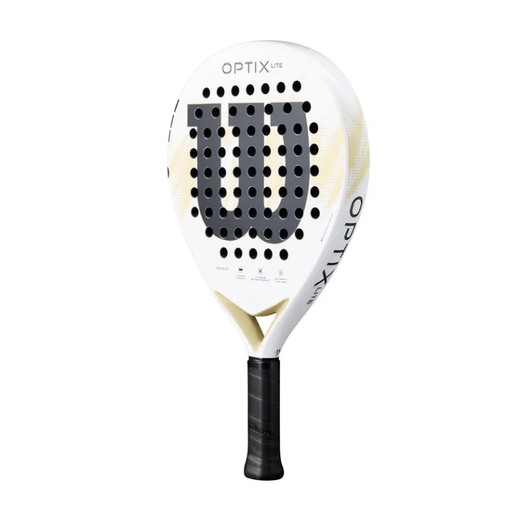 Wilson Optix V2 Lite (White) Padel Racquet (355g) - 2G SPORTS