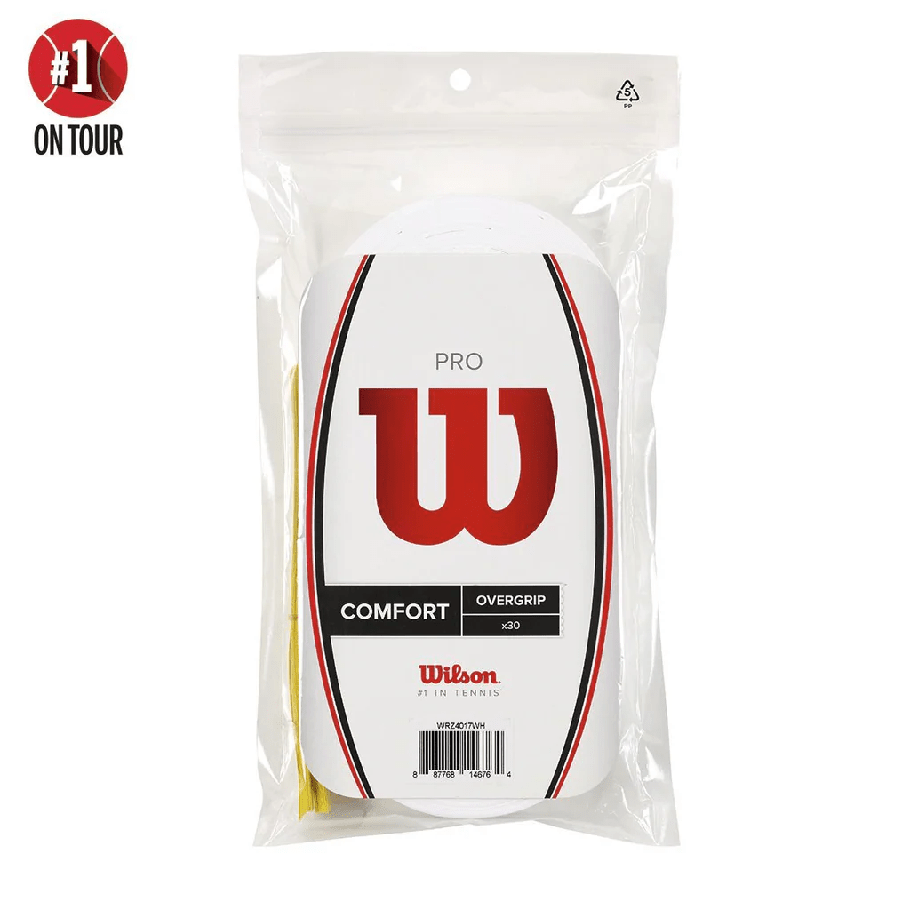 Wilson Pro Overgrip WRZ4017WH (30 Wraps) (White) - 2G SPORTS