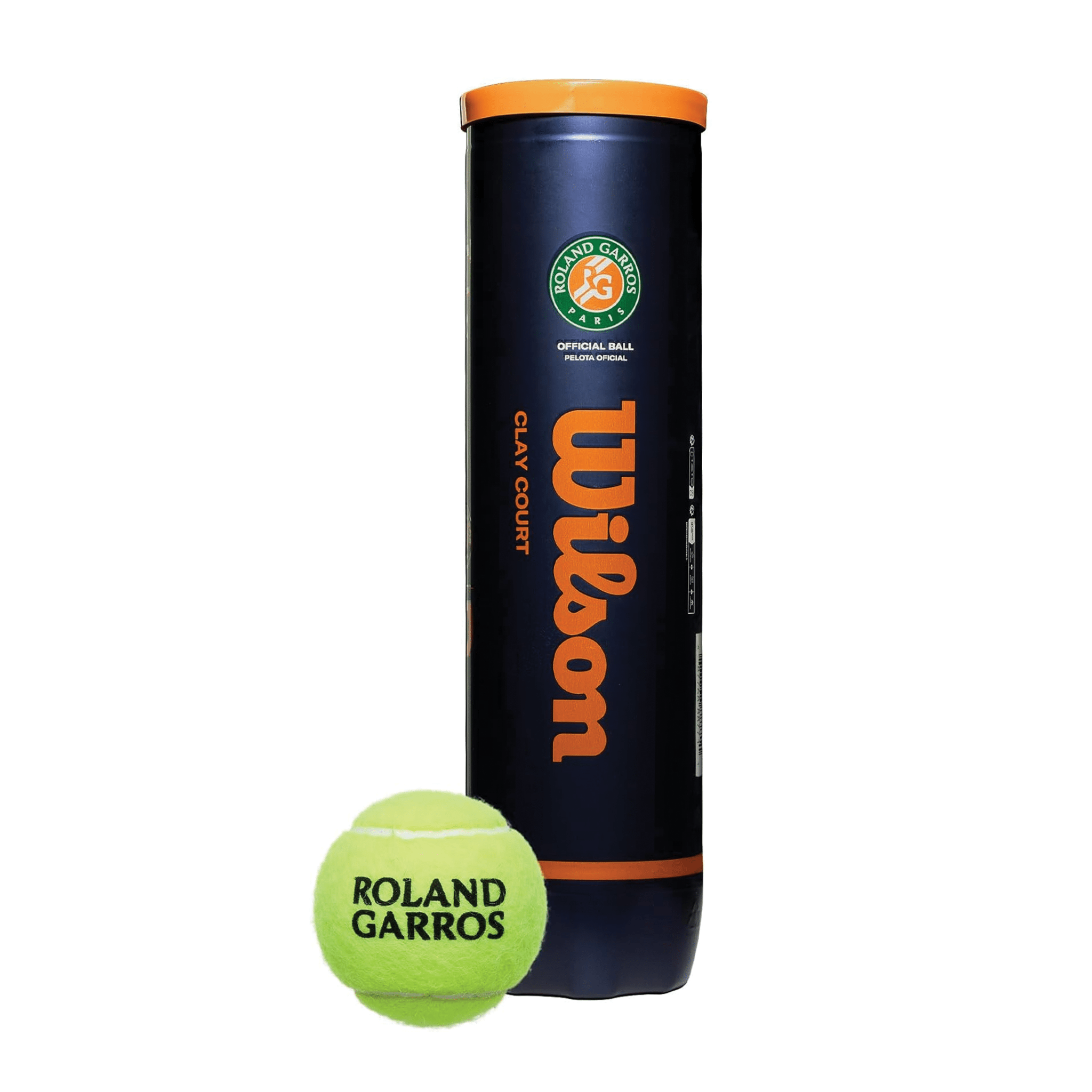 Wilson Roland Garros Clay Court 4 Ball Can Tennis Balls - 2G SPORTS
