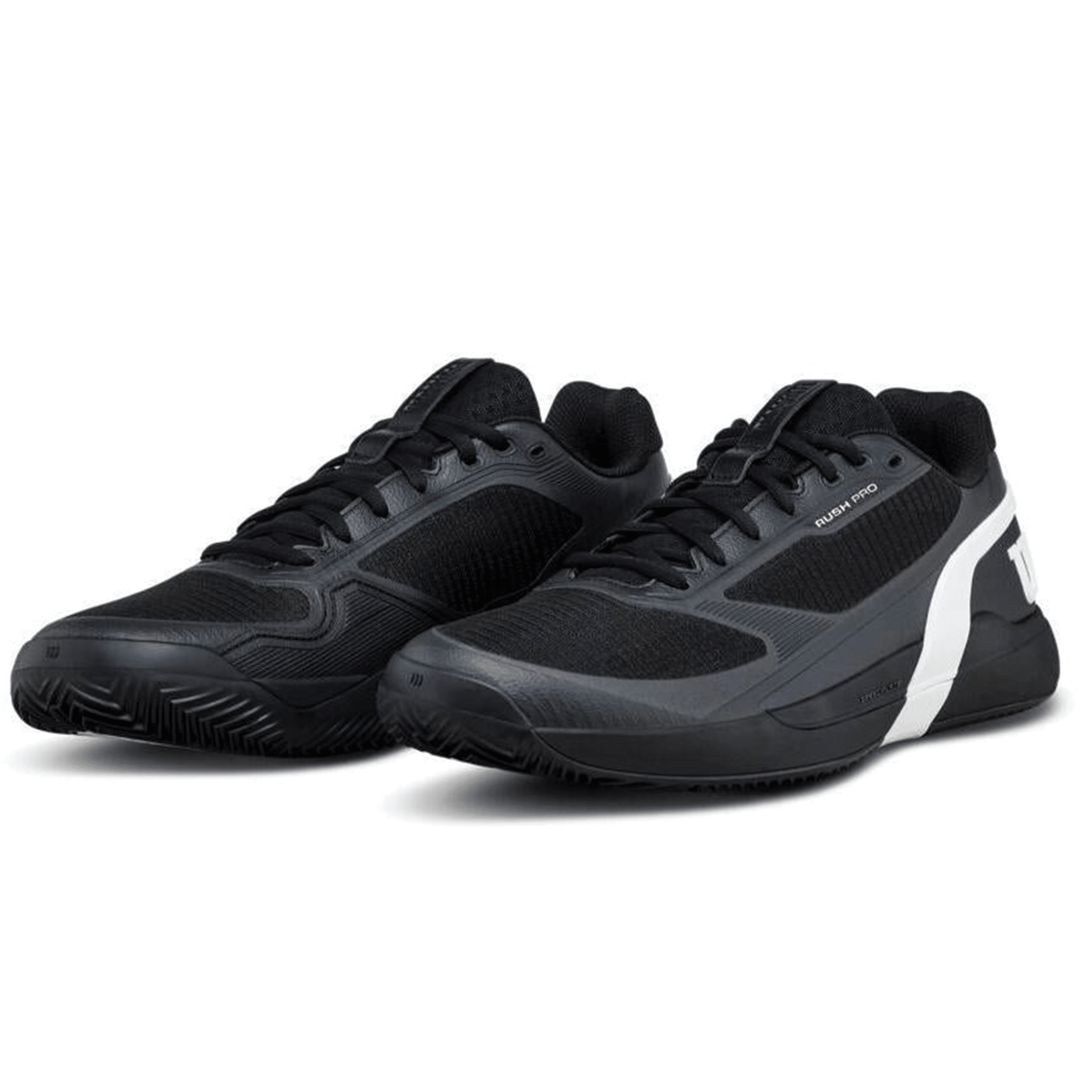 Wilson Rush PRO 5.0 Clay-Court Tennis Shoes (Black/ White) MEN'S - 2G SPORTS