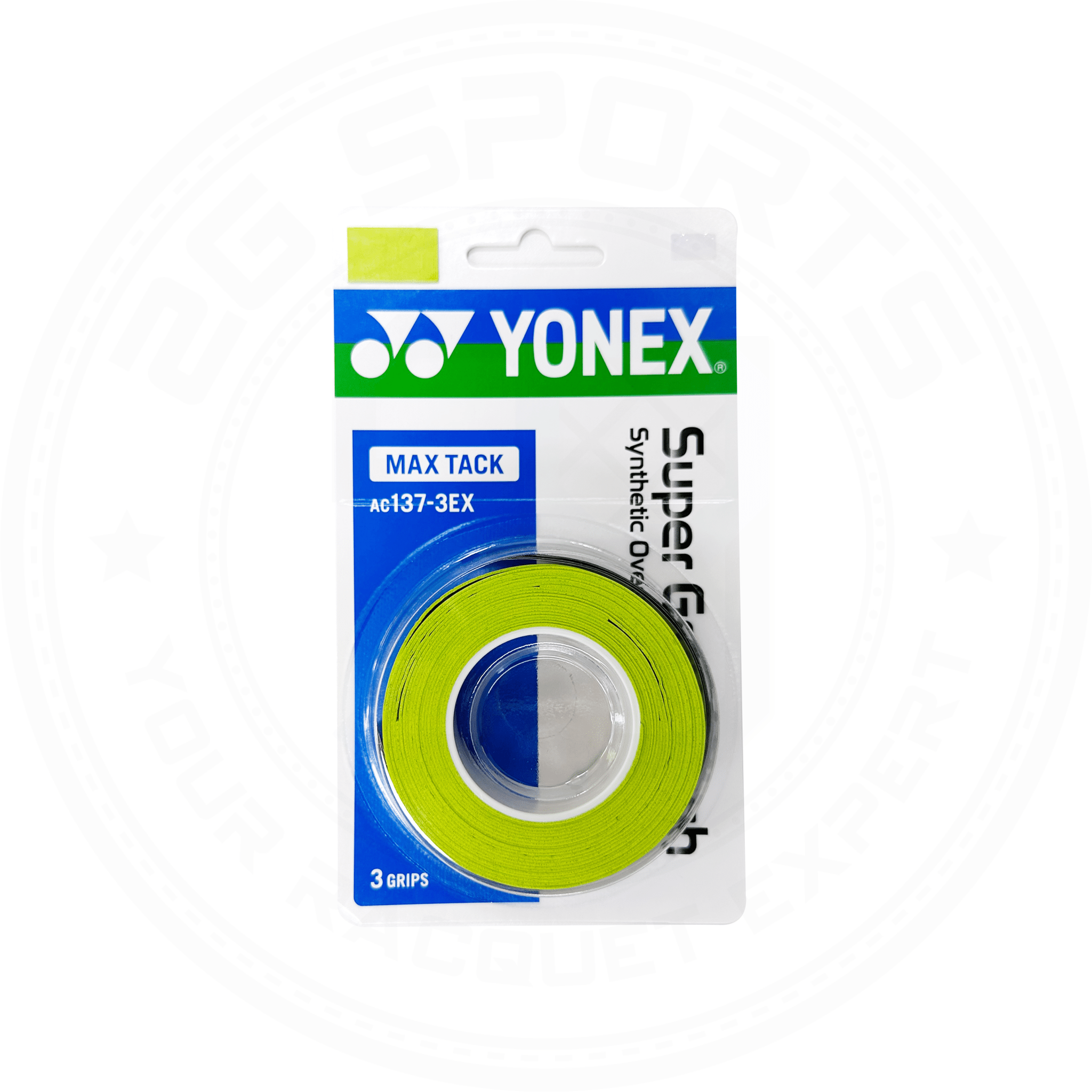 Yonex AC137-3EX MAX TACK SUPER GRAP TOUGH (3 wraps) - 2G SPORTS