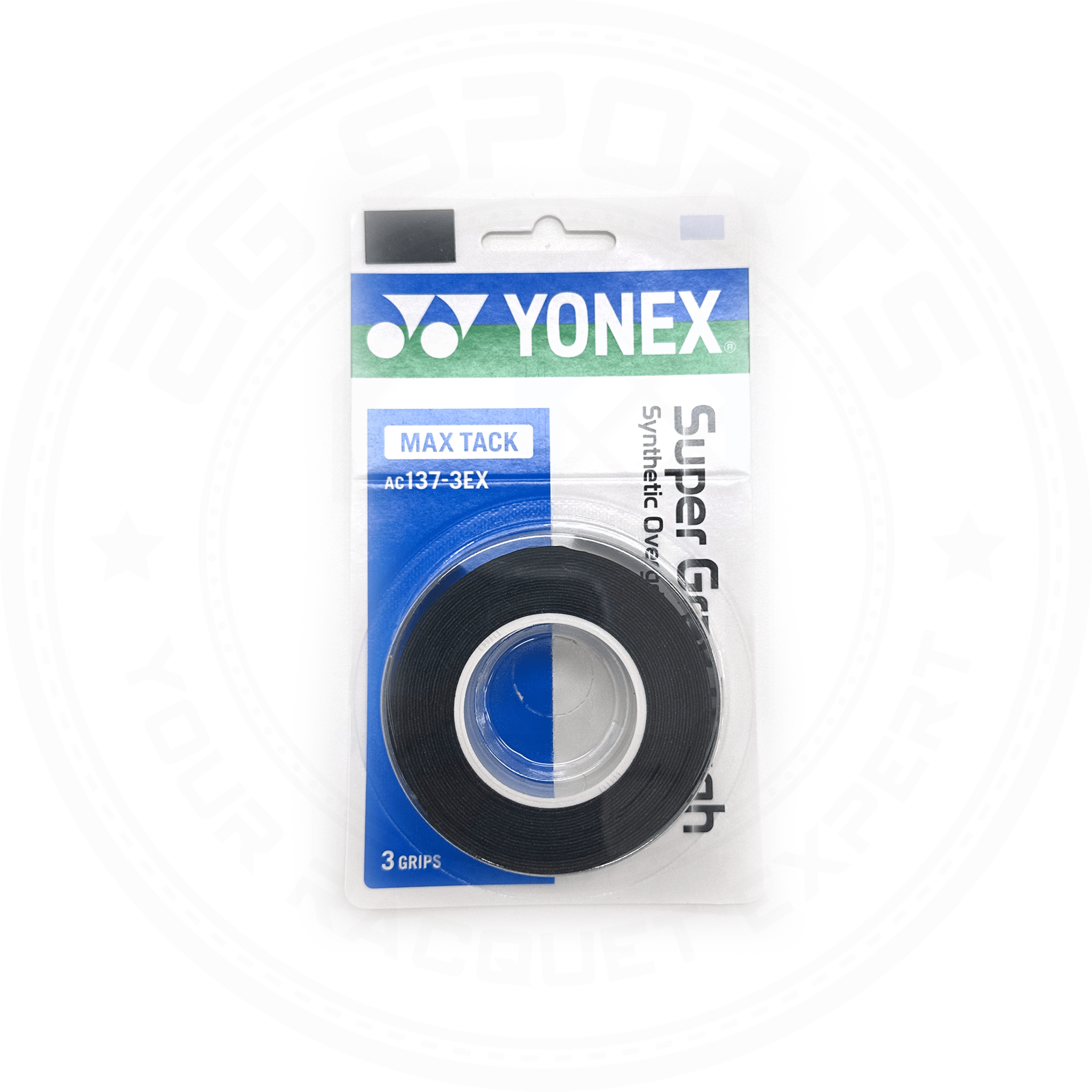 Yonex AC137-3EX MAX TACK SUPER GRAP TOUGH (3 wraps) - 2G SPORTS