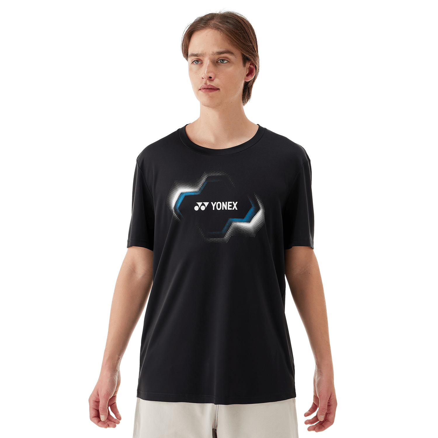 Yonex Badminton/ Tennis Sports Shirt (Fitted Style) 16806 (Black) MEN'S - 2G SPORTS