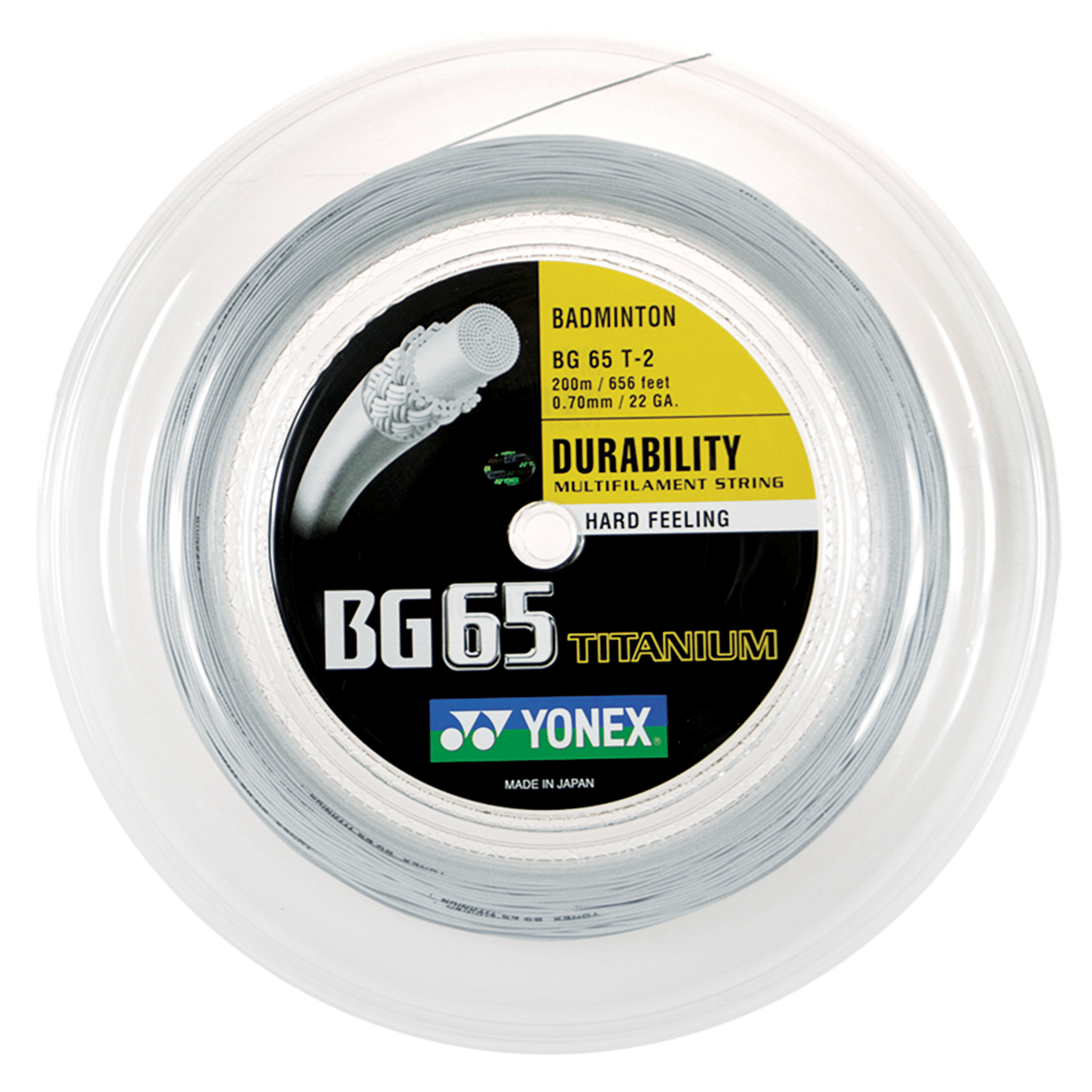 Yonex BG 65Titanium Badminton String 200M - 2G SPORTS