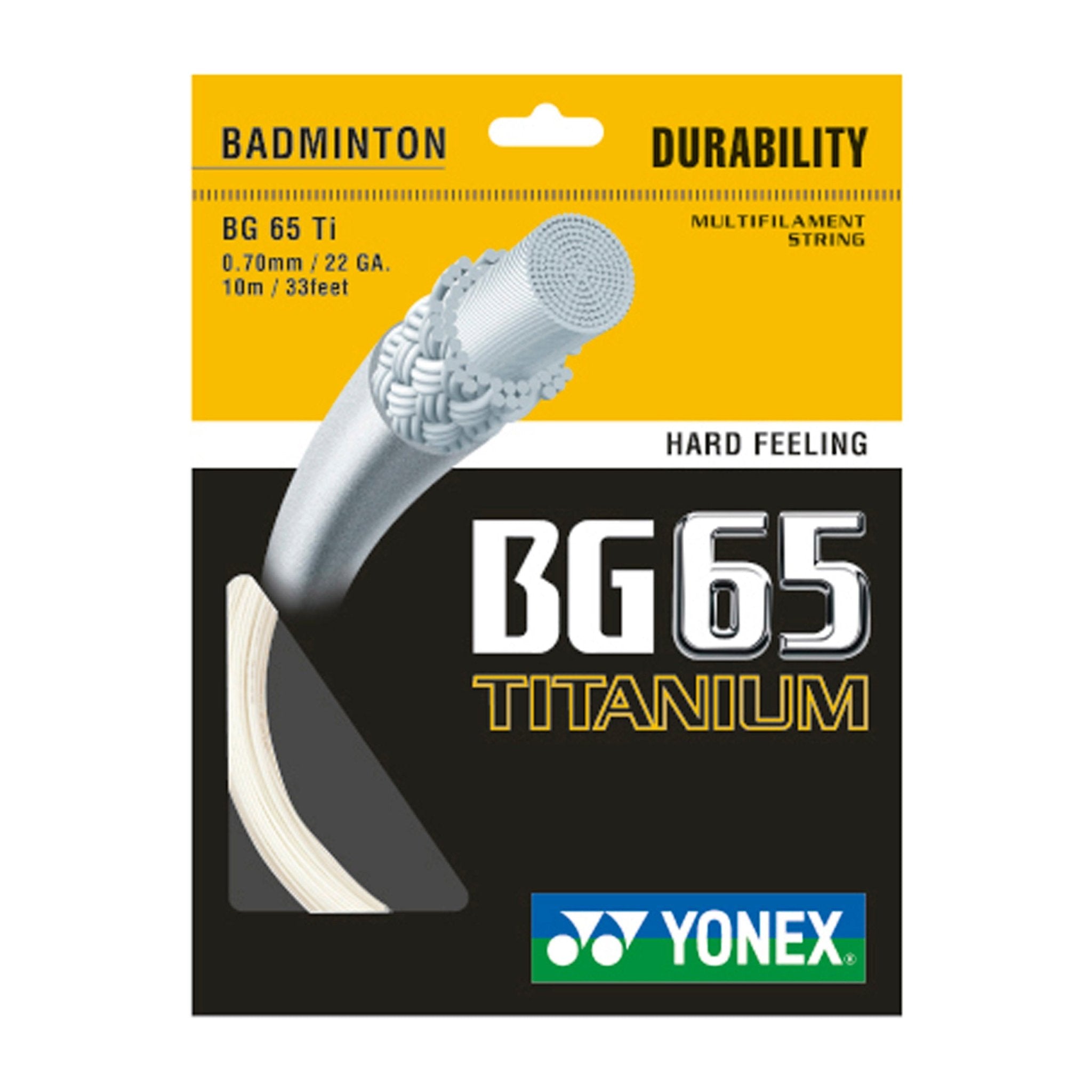 Yonex BG 65Titanium Badminton String Single Pack - 2G SPORTS