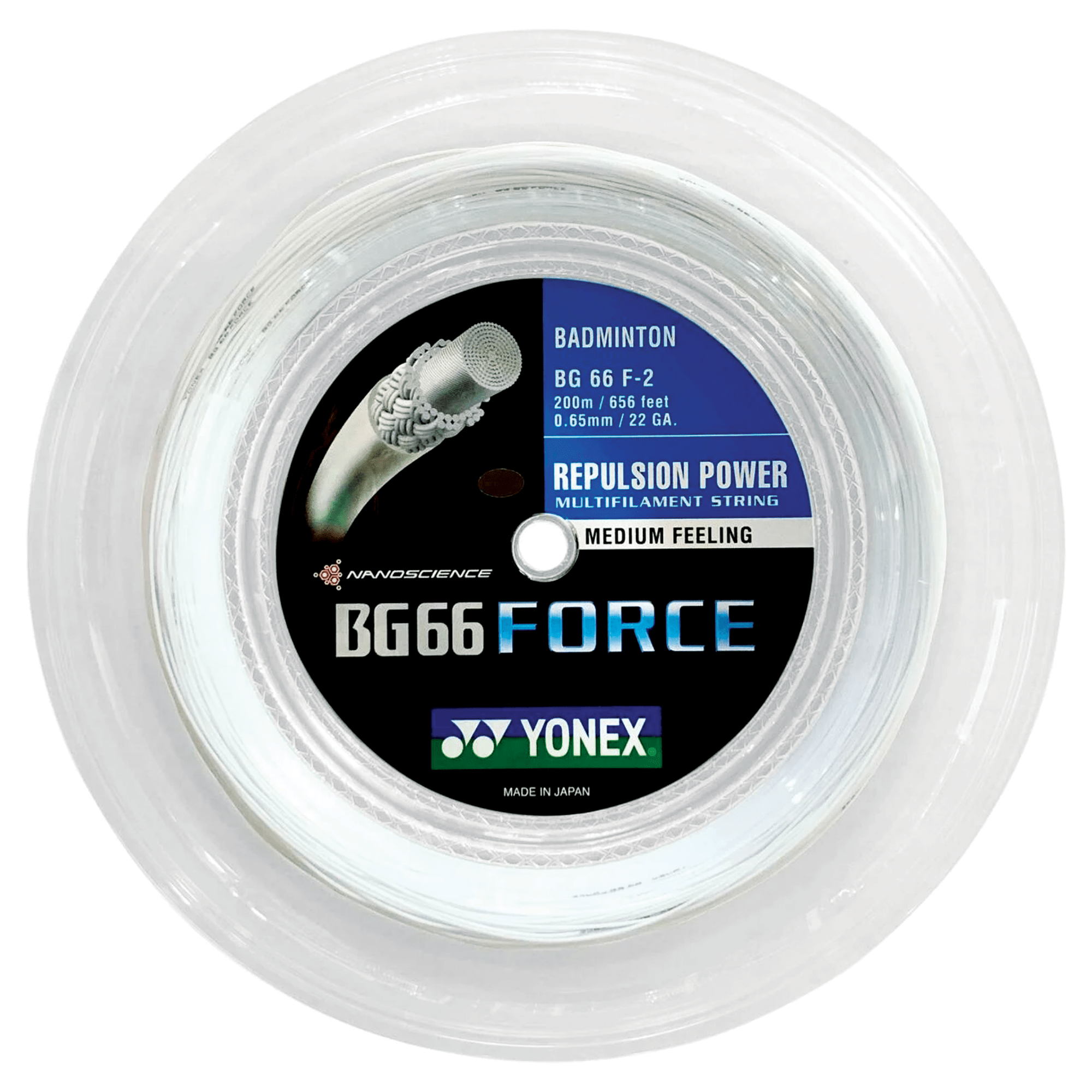 Yonex BG 66FORCE Badminton String 200M - 2G SPORTS
