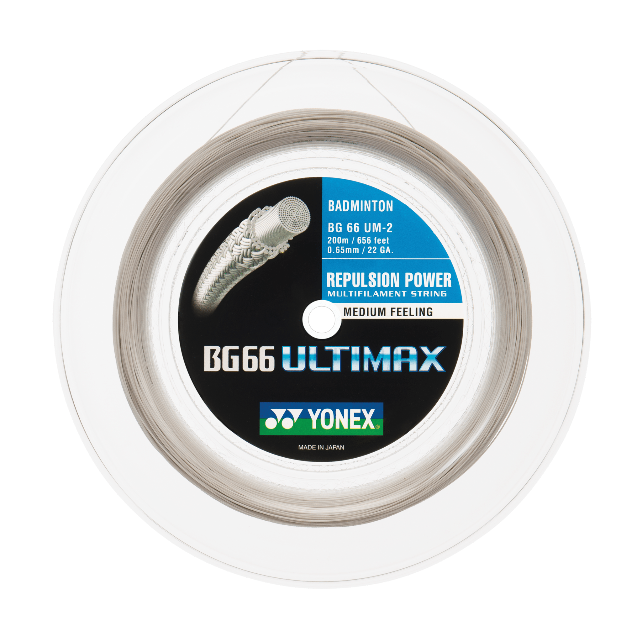 Yonex BG 66Ultimax Badminton String 200M - 2G SPORTS