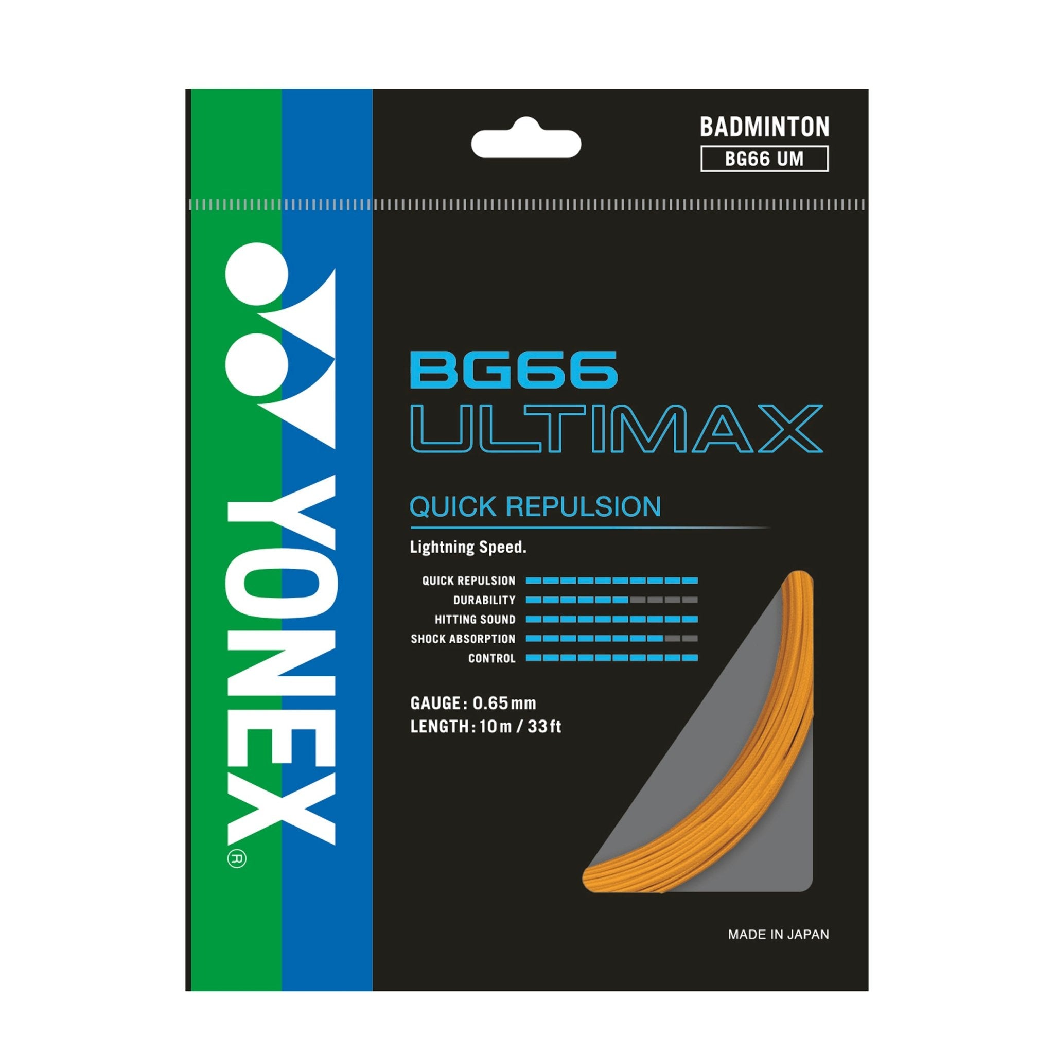 Yonex BG 66Ultimax Badminton String Single Pack - 2G SPORTS