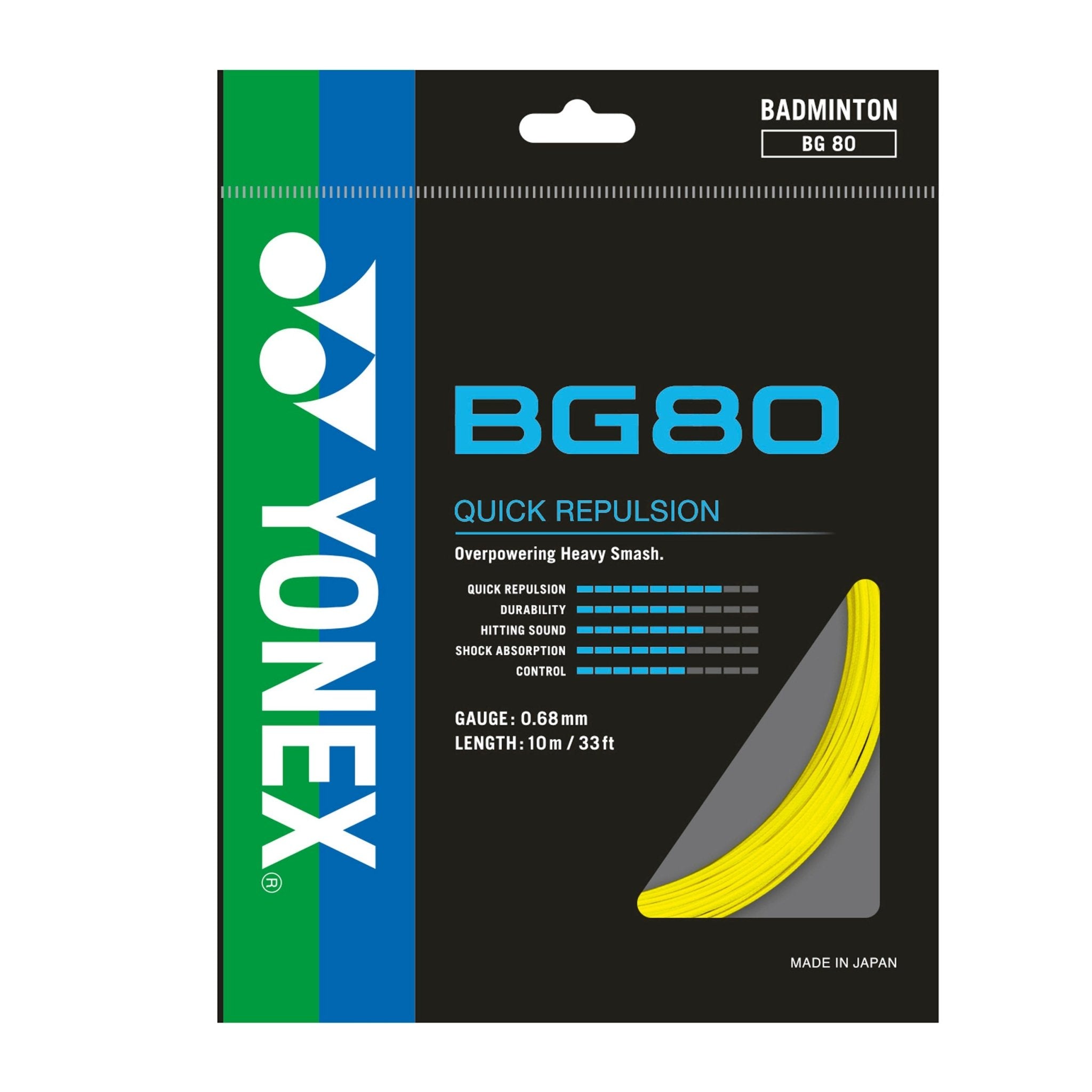 Yonex BG 80 Badminton String Single Pack - 2G SPORTS