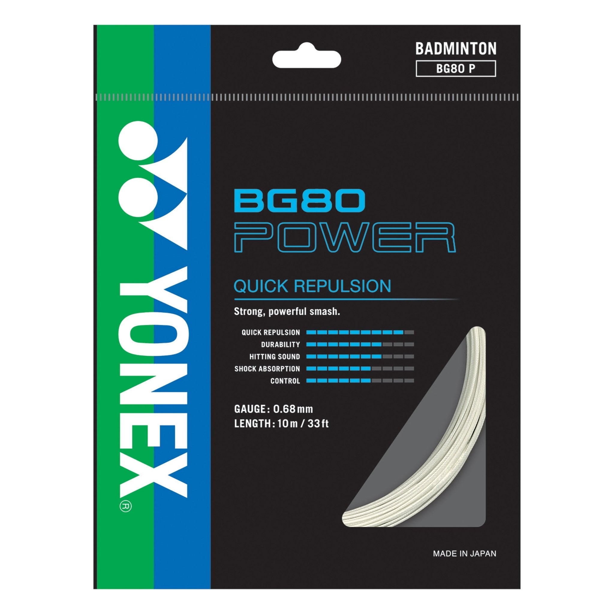 Yonex BG 80POWER Badminton String Single Pack - 2G SPORTS