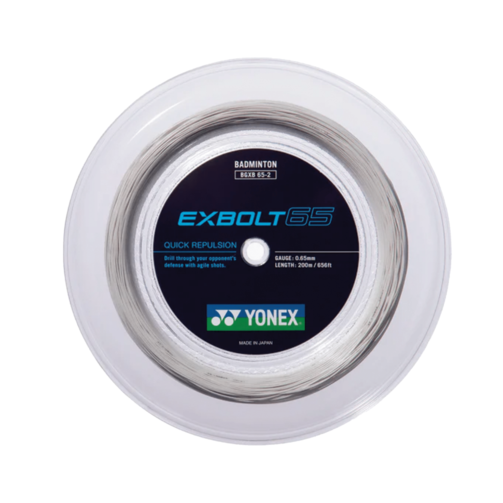 Yonex BG EXBOLT 65 Badminton String 200M - 2G SPORTS